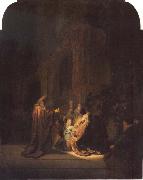 REMBRANDT Harmenszoon van Rijn The Presentation of Jesus in the Temple oil painting on canvas